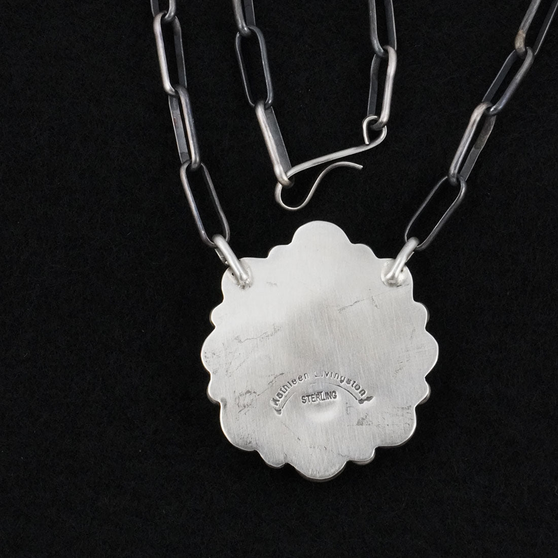 Kathleen Livingston Turquoise & Sterling Silver Necklace
