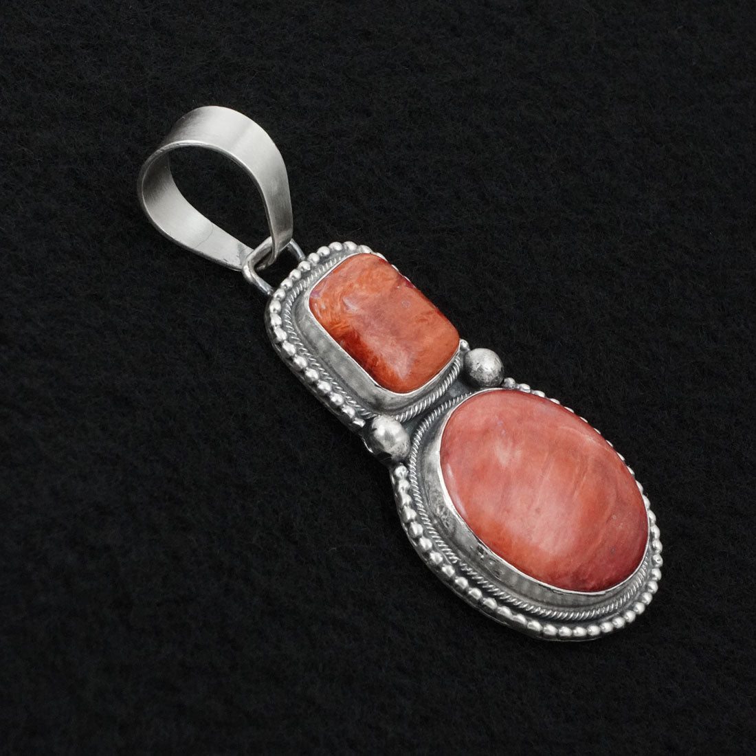 Bobby Johnson Spiny Oyster & Sterling Silver Pendant