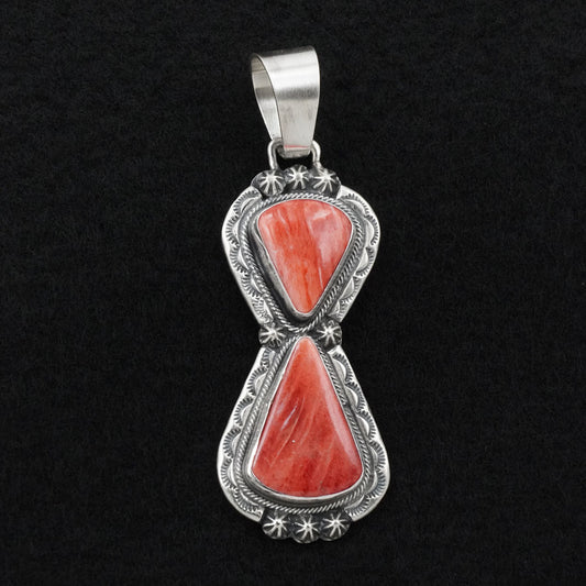 Bobby Johnson Spiny Oyster & Sterling Silver Pendant