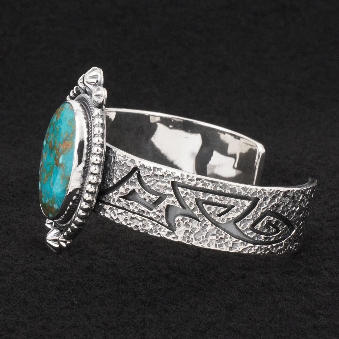 Daniel Benally Turquoise & Sterling Silver Bracelet