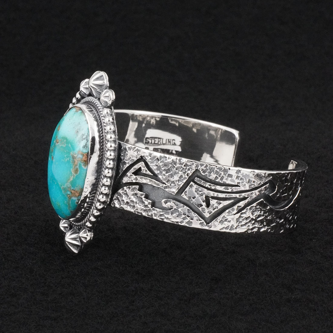 Daniel Benally Turquoise & Sterling Silver Bracelet