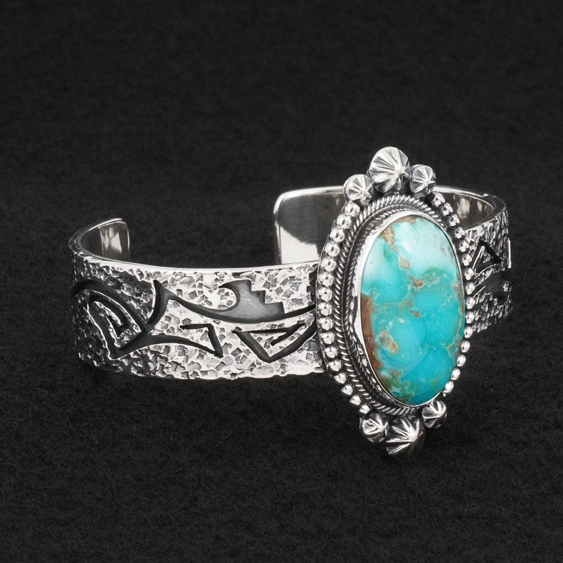 Daniel Benally Turquoise & Sterling Silver Bracelet
