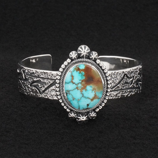 Daniel Benally Turquoise & Sterling Silver Bracelet