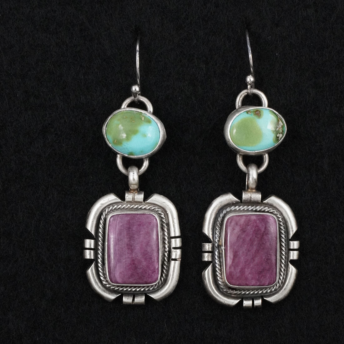Randy Billy Turquoise, Spiny Oyster & Sterling Silver Necklace Set
