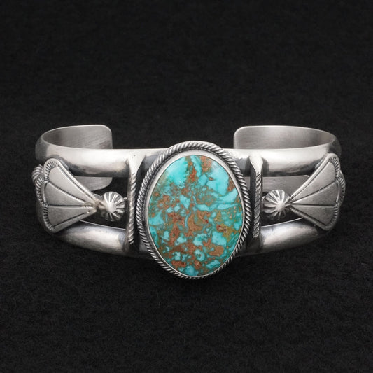 Daniel Benally Turquoise & Sterling Silver Bracelet
