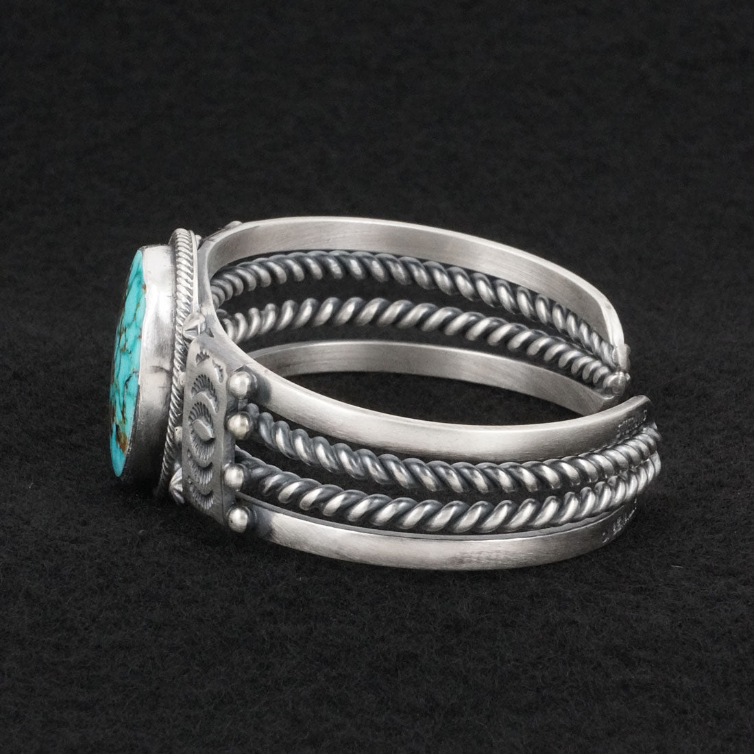 Daniel Benally Turquoise & Sterling Silver Bracelet