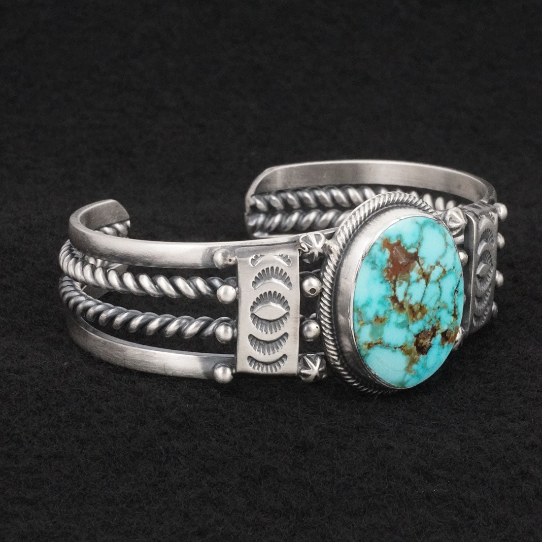 Daniel Benally Turquoise & Sterling Silver Bracelet