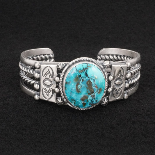 Daniel Benally Turquoise & Sterling Silver Bracelet