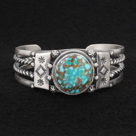 Daniel Benally Turquoise & Sterling Silver Bracelet