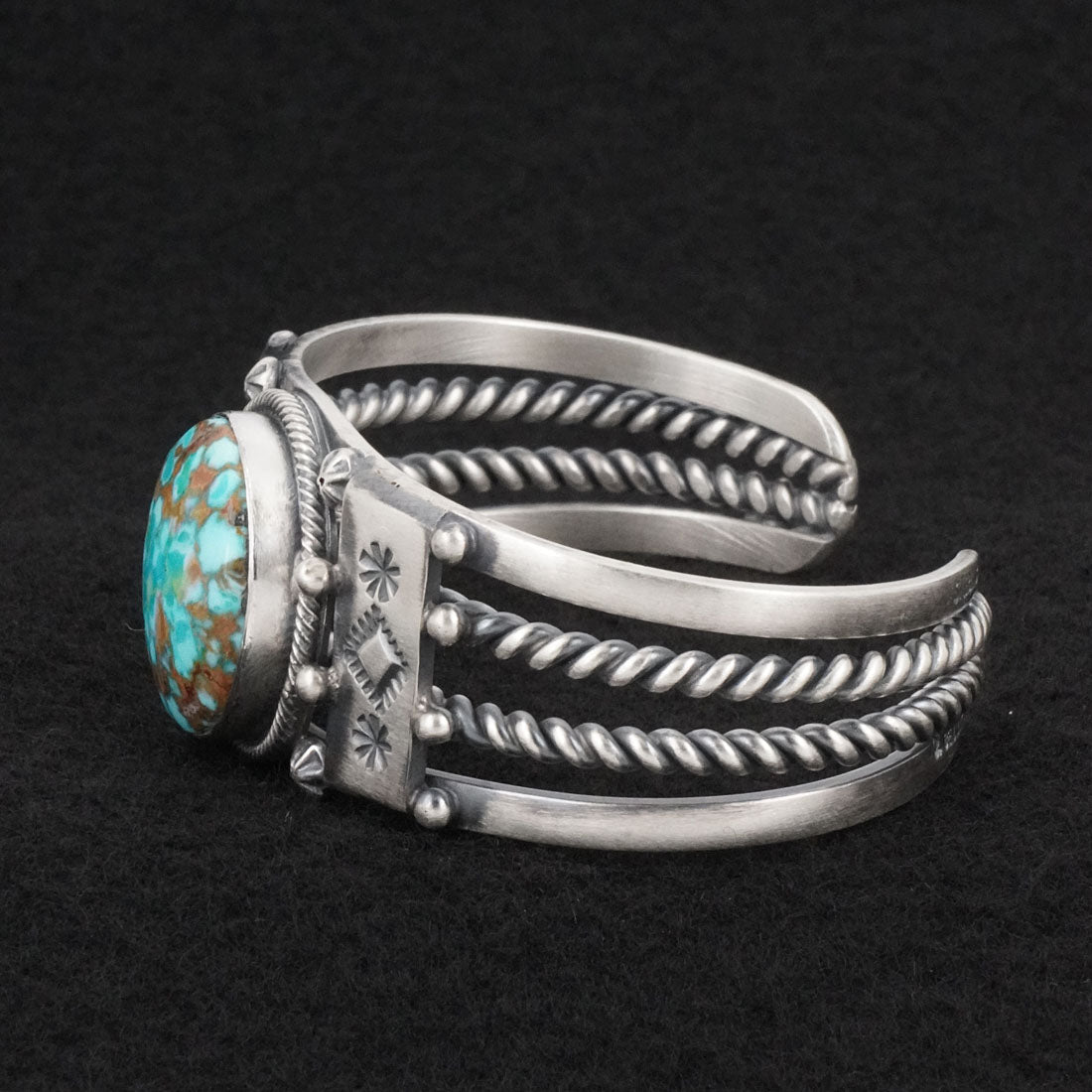 Daniel Benally Turquoise & Sterling Silver Bracelet