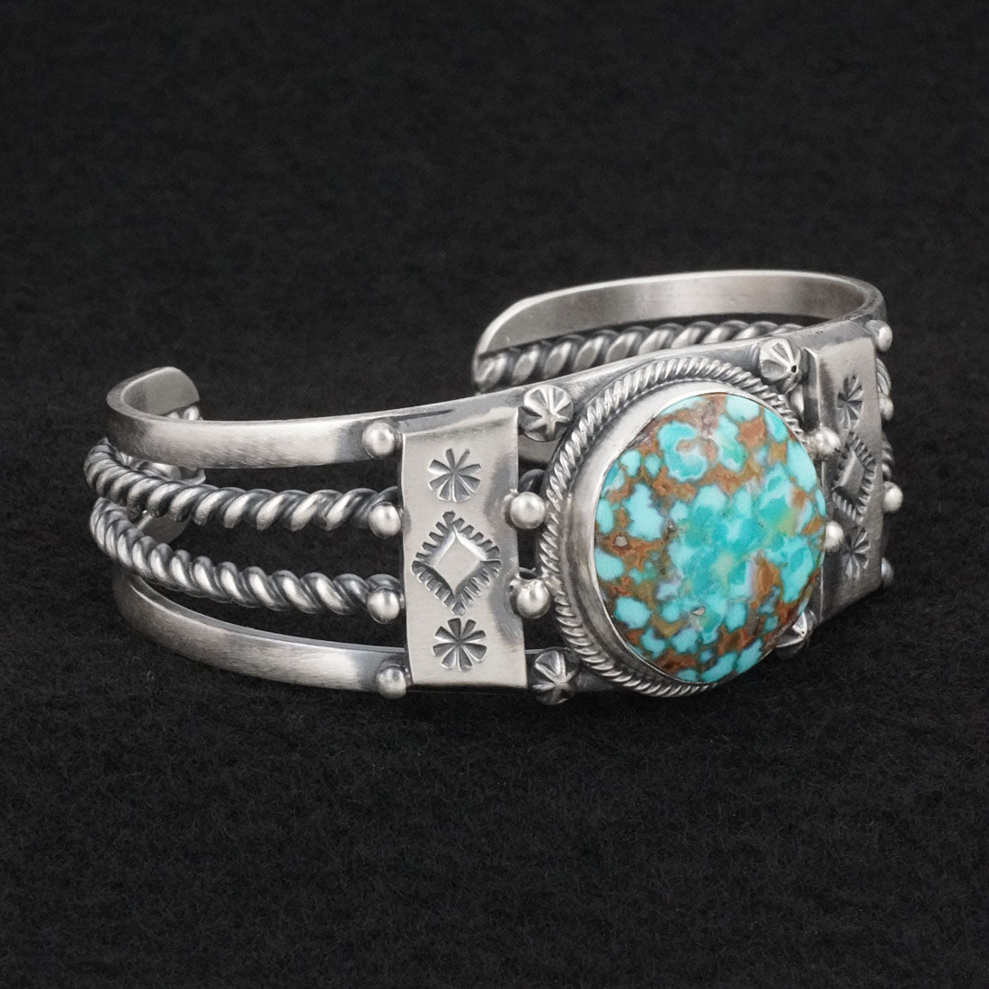 Daniel Benally Turquoise & Sterling Silver Bracelet