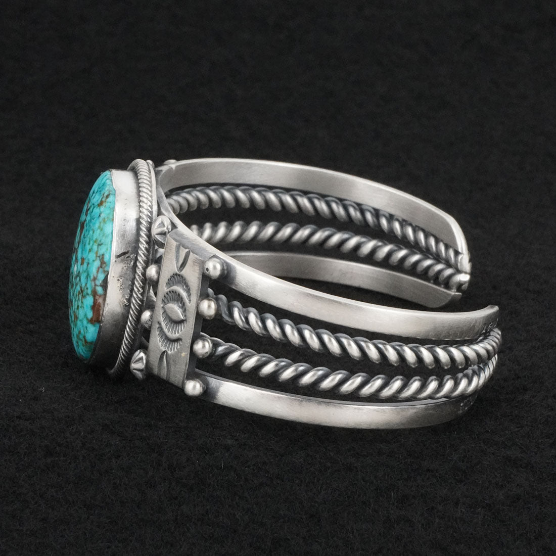 Daniel Benally Turquoise & Sterling Silver Bracelet