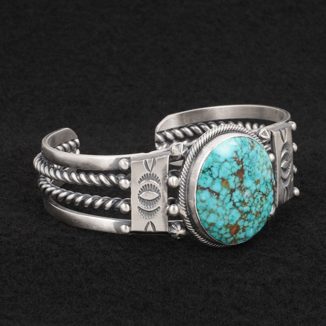 Daniel Benally Turquoise & Sterling Silver Bracelet