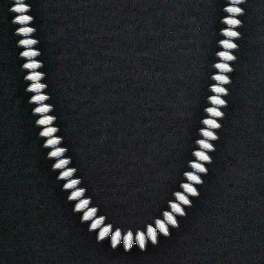 Bryannen Halwood Sterling Silver Navajo Pearl Necklace 16"