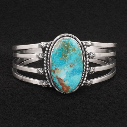 Daniel Benally Turquoise & Sterling Silver Bracelet