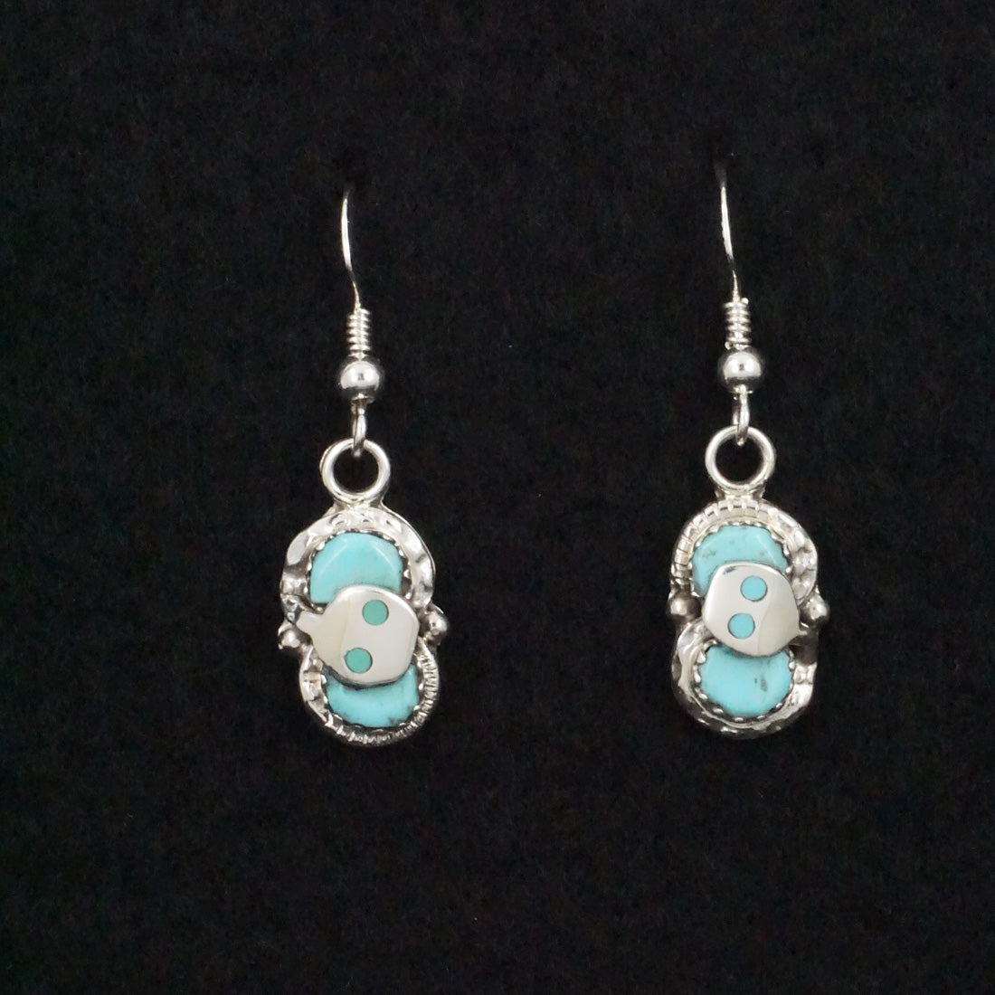 Joy Calavaza Turquoise & Sterling Silver Earrings