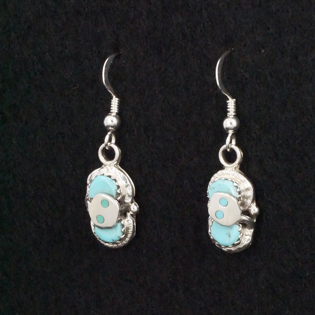 Joy Calavaza Turquoise & Sterling Silver Earrings