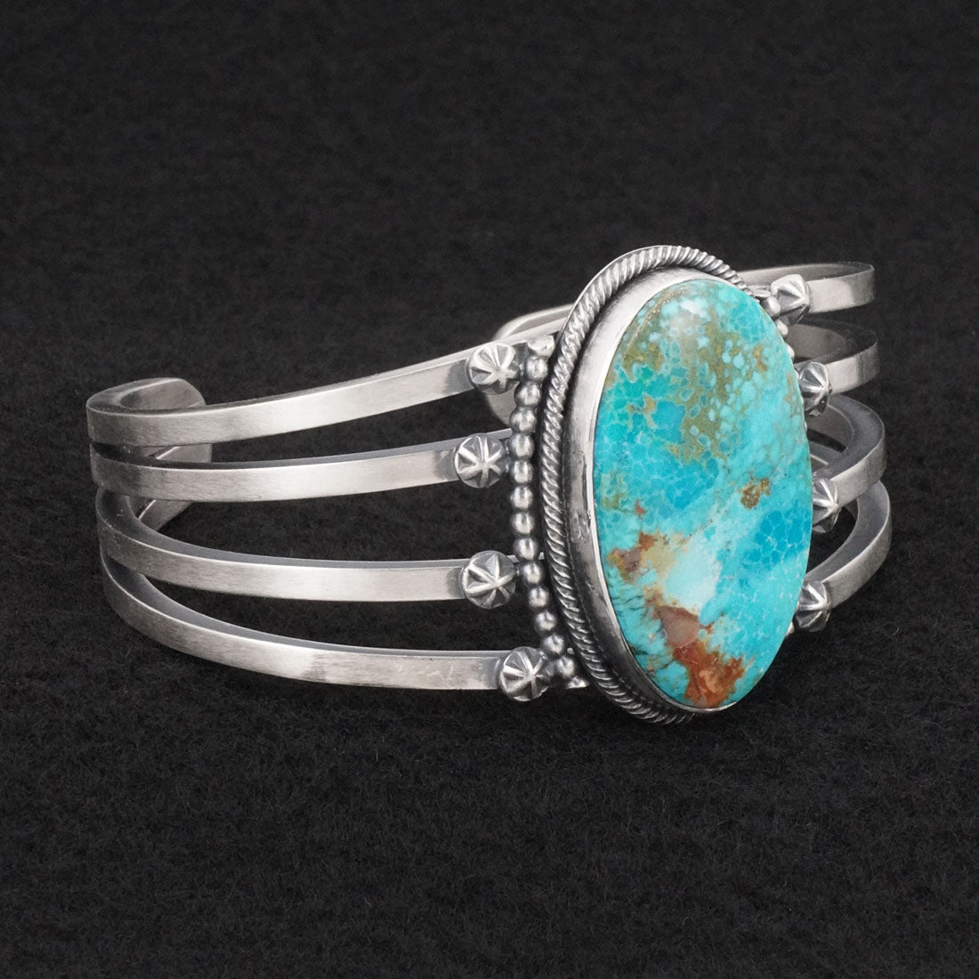 Daniel Benally Turquoise & Sterling Silver Bracelet