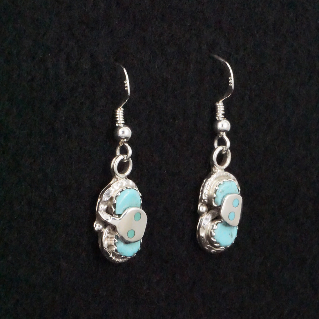 Joy Calavaza Turquoise & Sterling Silver Earrings