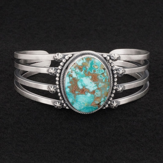 Daniel Benally Turquoise & Sterling Silver Bracelet