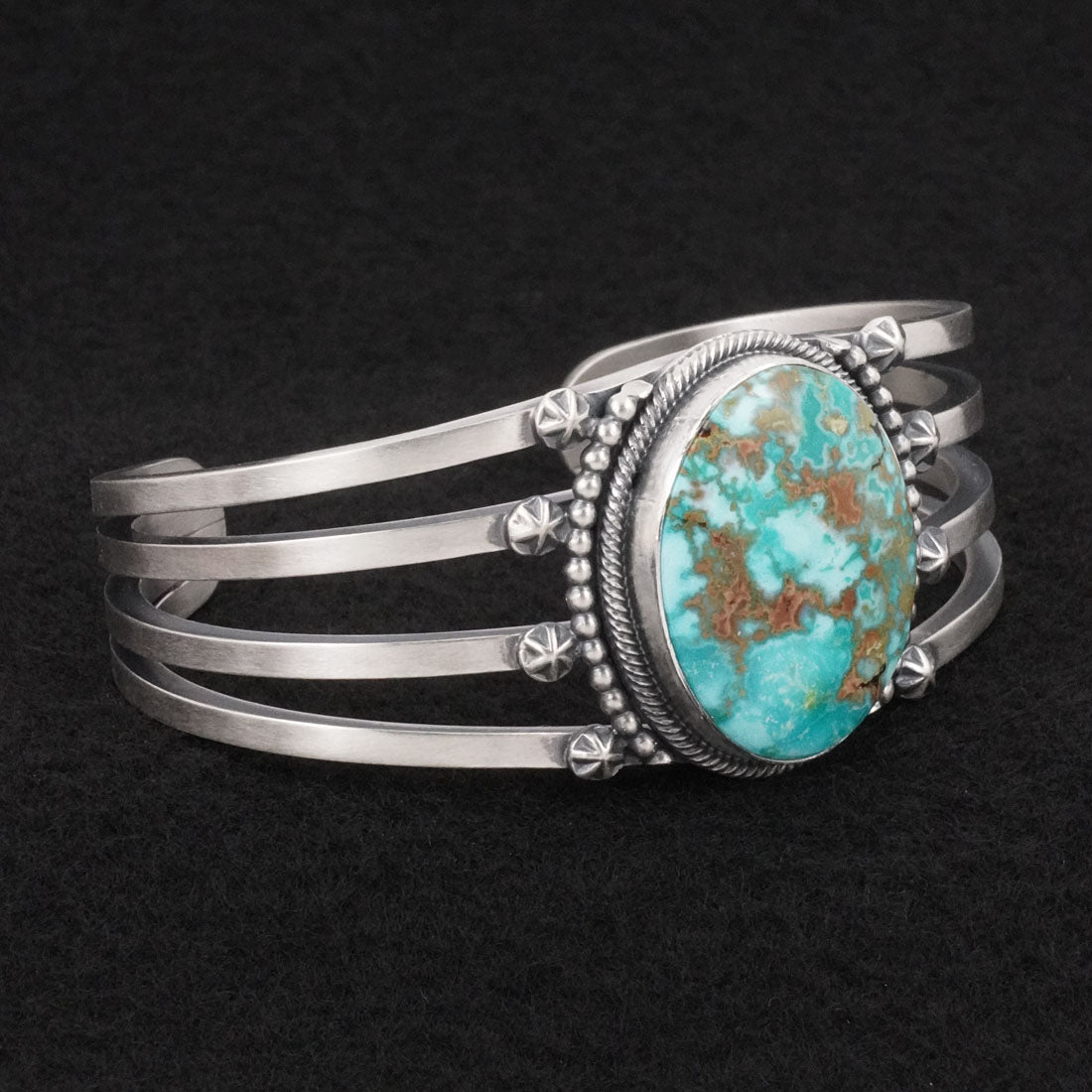 Daniel Benally Turquoise & Sterling Silver Bracelet
