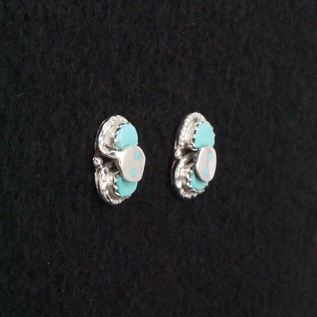 Joy Calavaza Turquoise & Sterling Silver Earrings