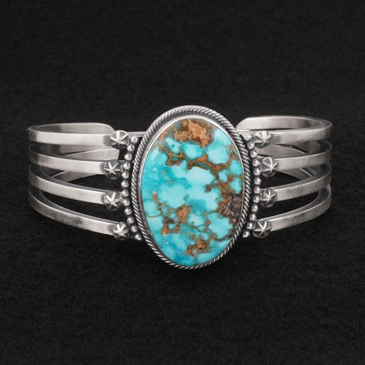 Daniel Benally Turquoise & Sterling Silver Bracelet