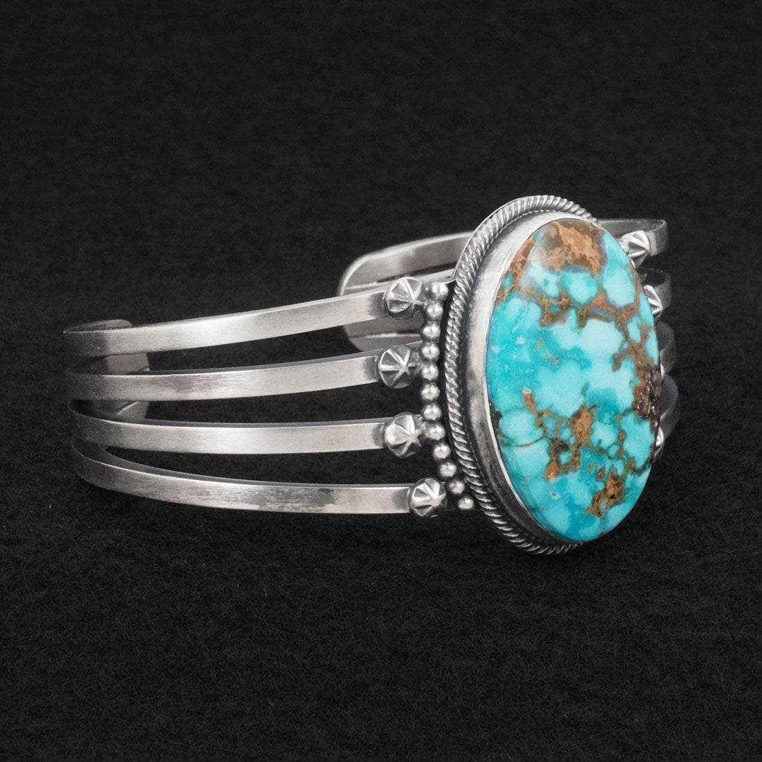 Daniel Benally Turquoise & Sterling Silver Bracelet