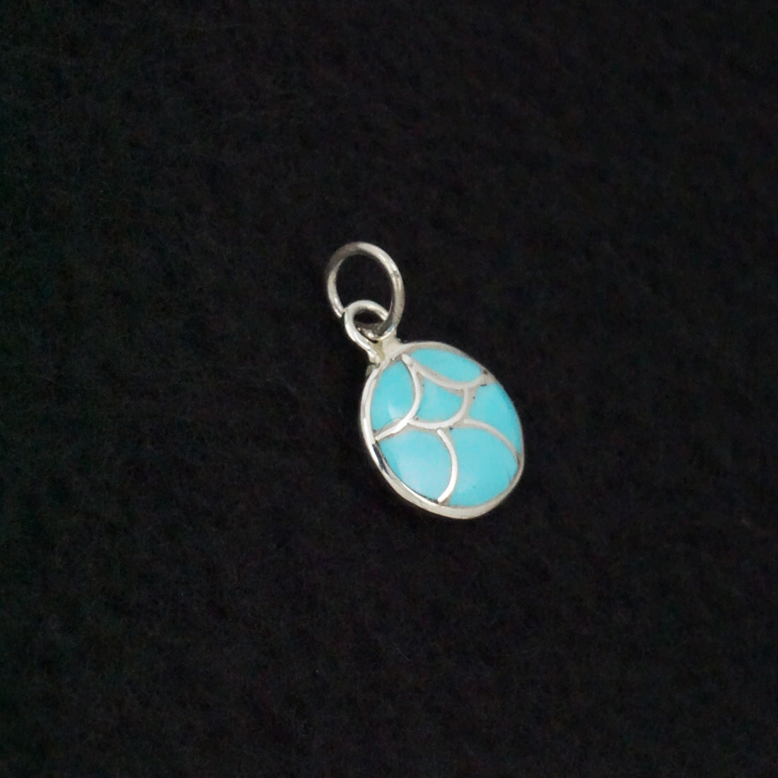 Orena Leekya Turquoise & Sterling Silver Pendant