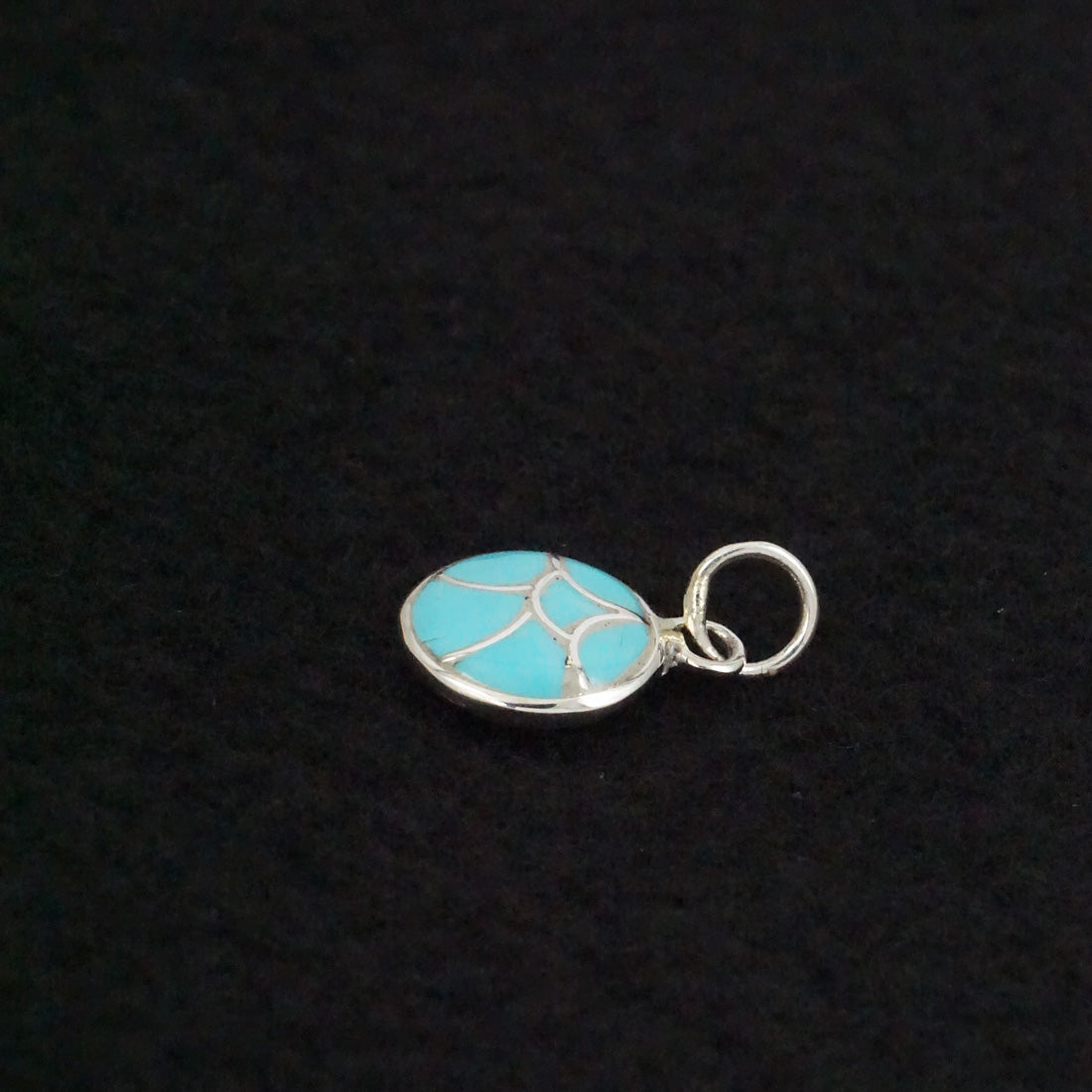 Orena Leekya Turquoise & Sterling Silver Pendant