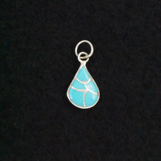 Orena Leekya Turquoise & Sterling Silver Pendant