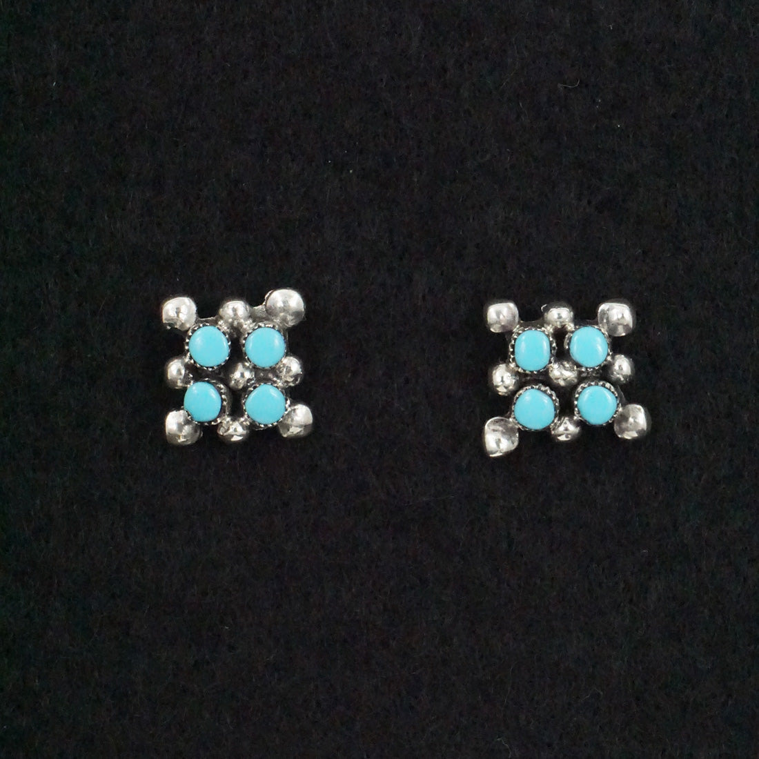 Calvert Lamy Turquoise & Sterling Silver Earrings