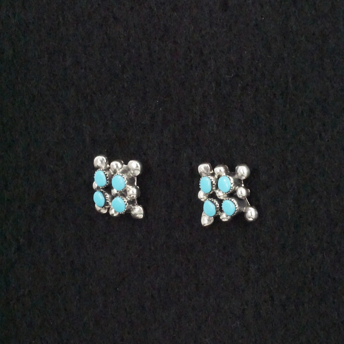 Calvert Lamy Turquoise & Sterling Silver Earrings