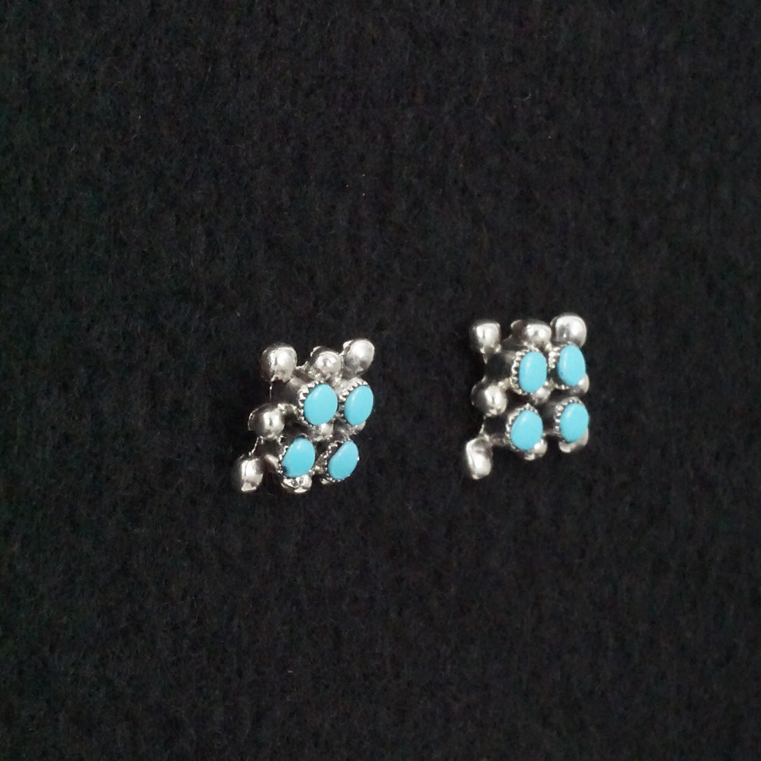 Calvert Lamy Turquoise & Sterling Silver Earrings