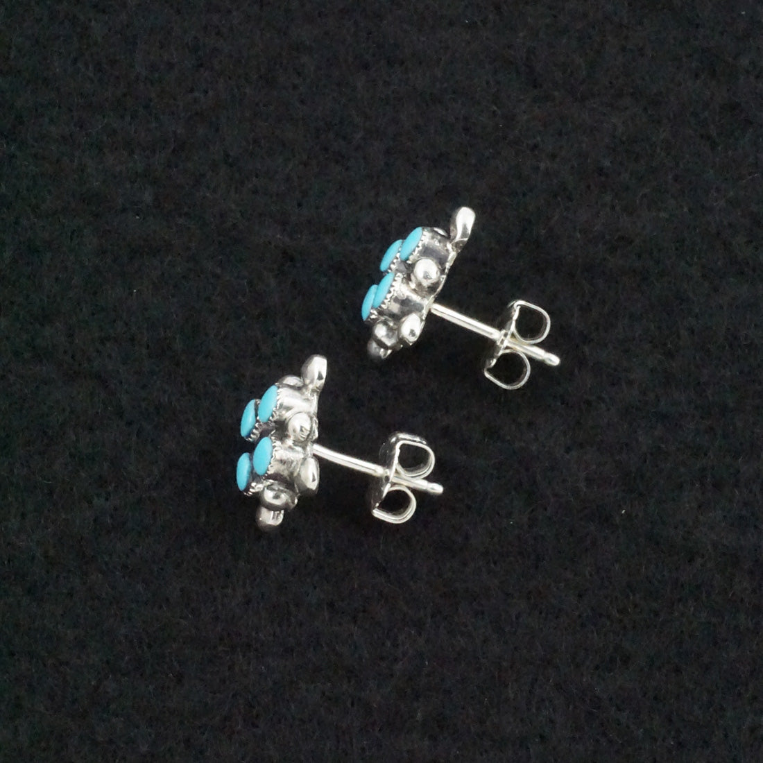 Calvert Lamy Turquoise & Sterling Silver Earrings