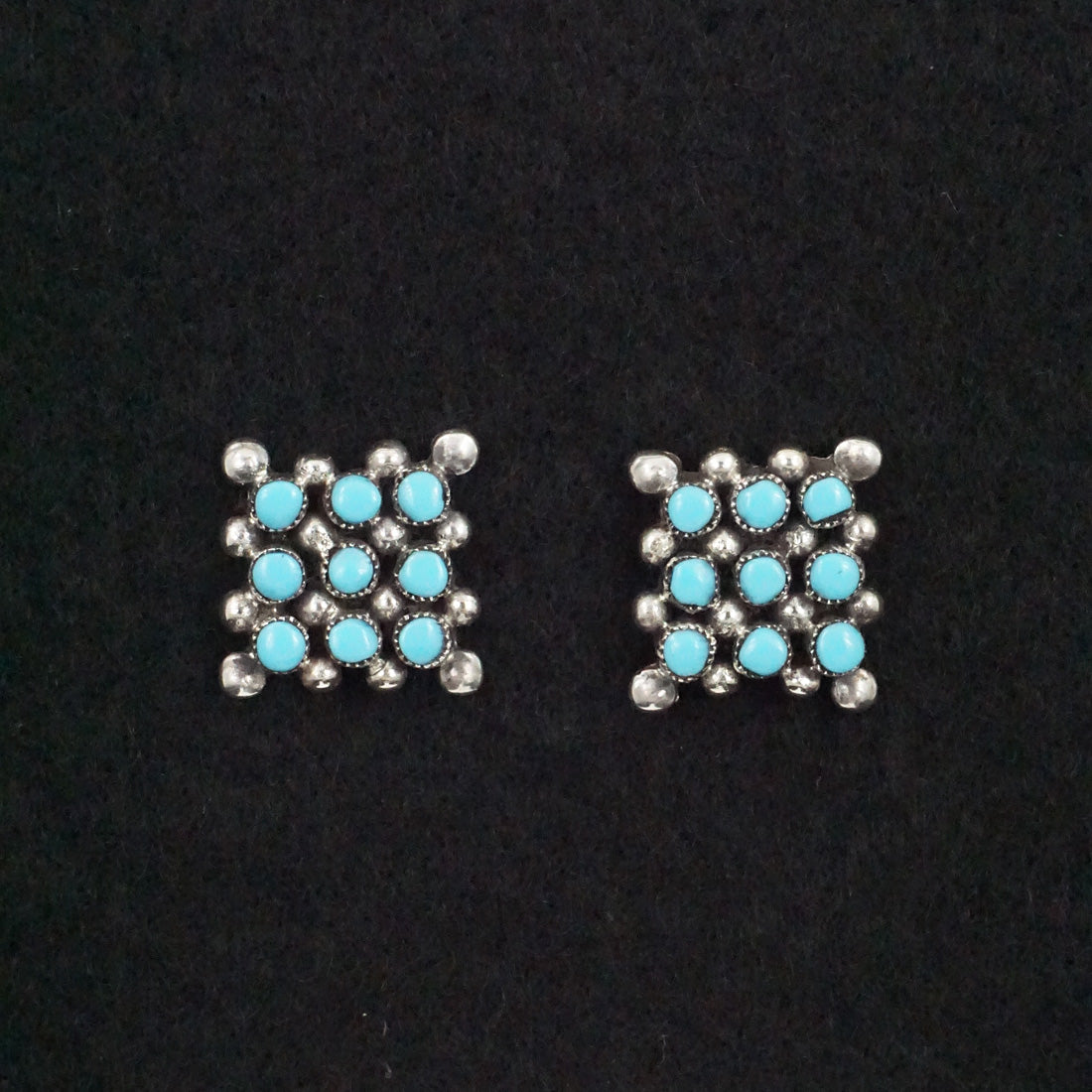 Calvert Lamy Turquoise & Sterling Silver Earrings