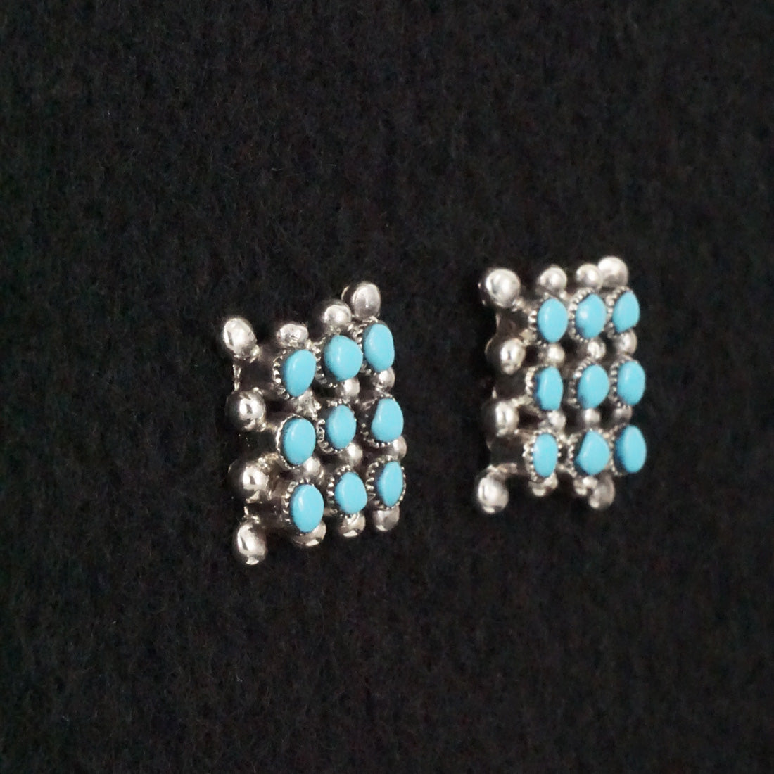 Calvert Lamy Turquoise & Sterling Silver Earrings