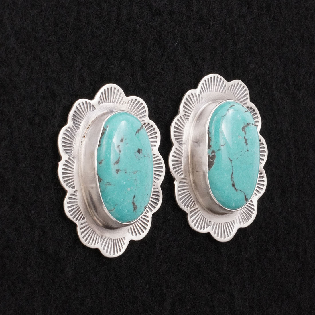 Thomas Francisco Turquoise & Sterling Silver Earrings