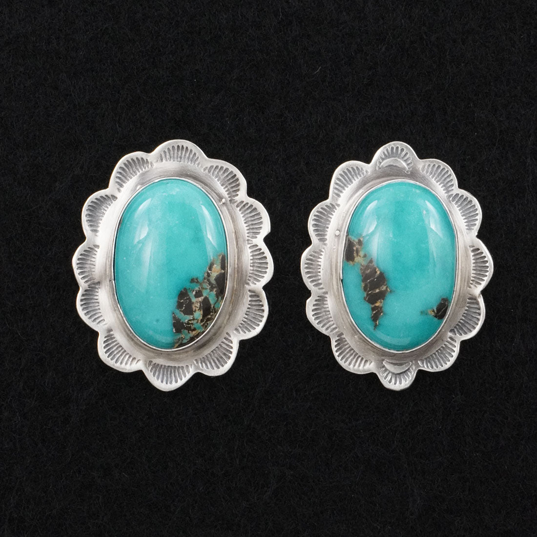 Thomas Francisco Turquoise & Sterling Silver Earrings