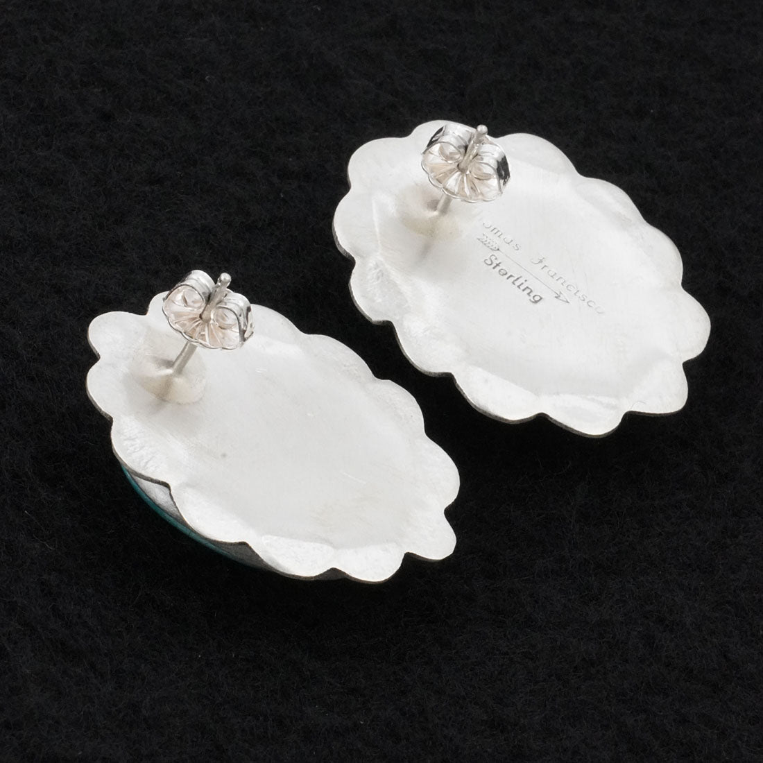 Thomas Francisco Turquoise & Sterling Silver Earrings