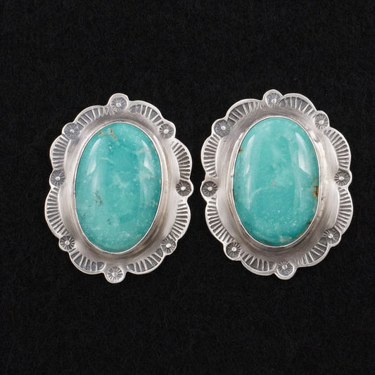 Thomas Francisco Turquoise & Sterling Silver Earrings