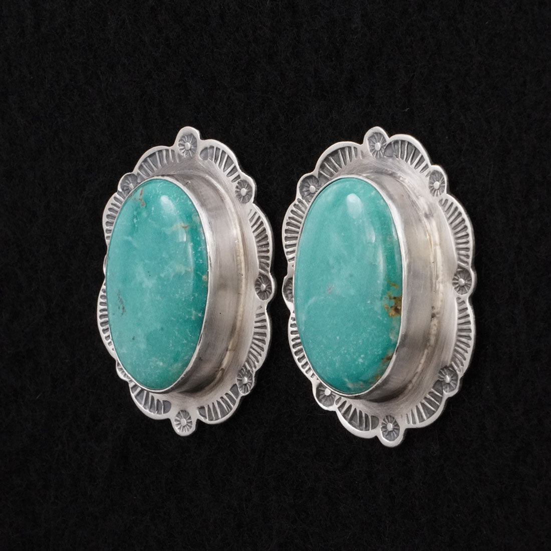Thomas Francisco Turquoise & Sterling Silver Earrings