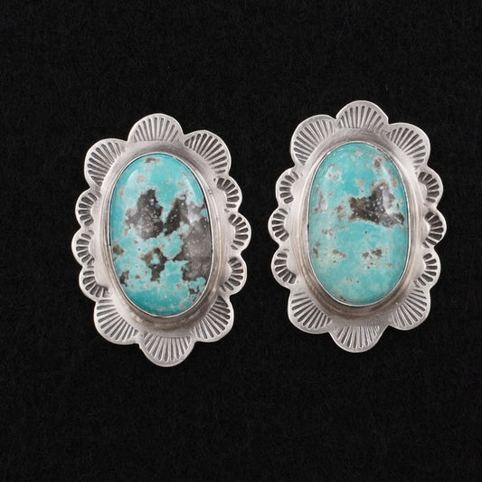 Thomas Francisco Turquoise & Sterling Silver Earrings