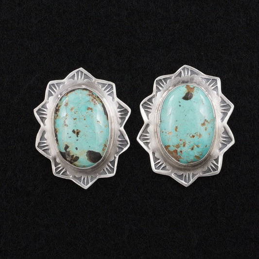 Thomas Francisco Turquoise & Sterling Silver Earrings