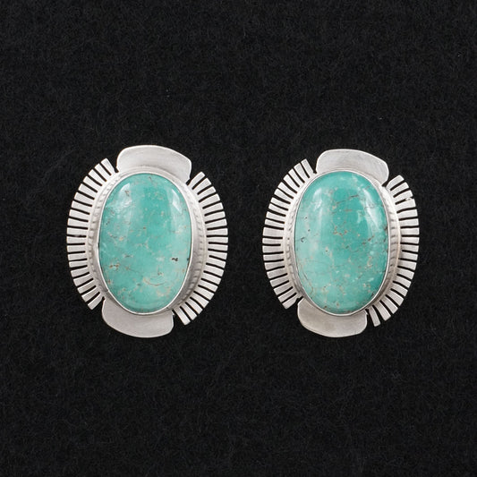 Thomas Francisco Turquoise & Sterling Silver Earrings