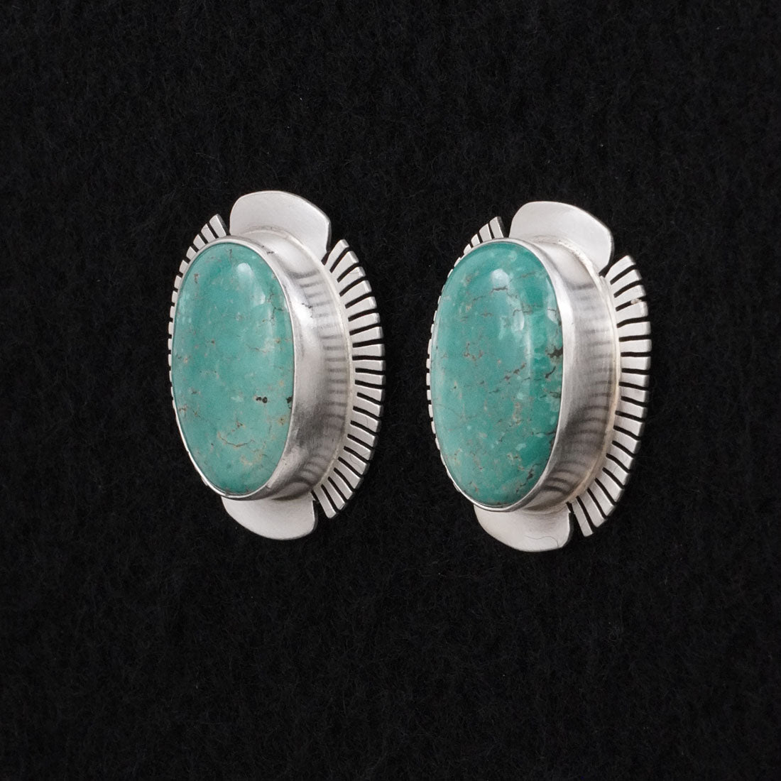 Thomas Francisco Turquoise & Sterling Silver Earrings
