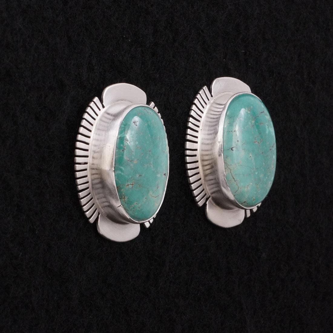 Thomas Francisco Turquoise & Sterling Silver Earrings