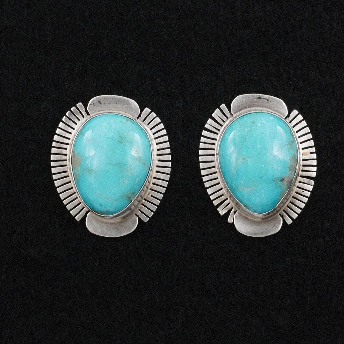 Thomas Francisco Turquoise & Sterling Silver Earrings