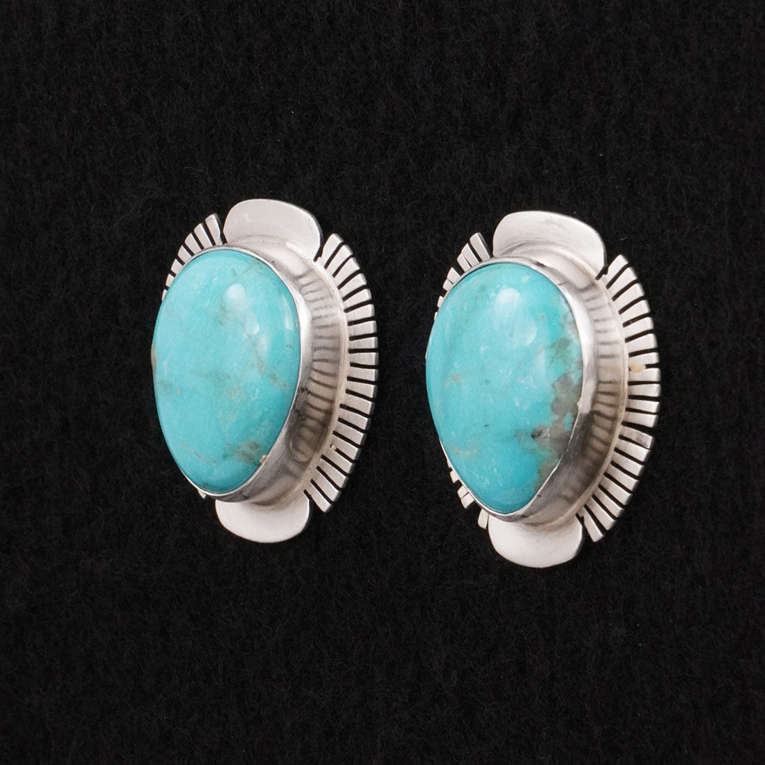 Thomas Francisco Turquoise & Sterling Silver Earrings