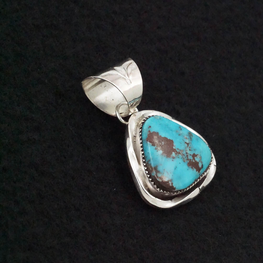 Ernest Hawthorne Turquoise & Sterling Silver Pendant